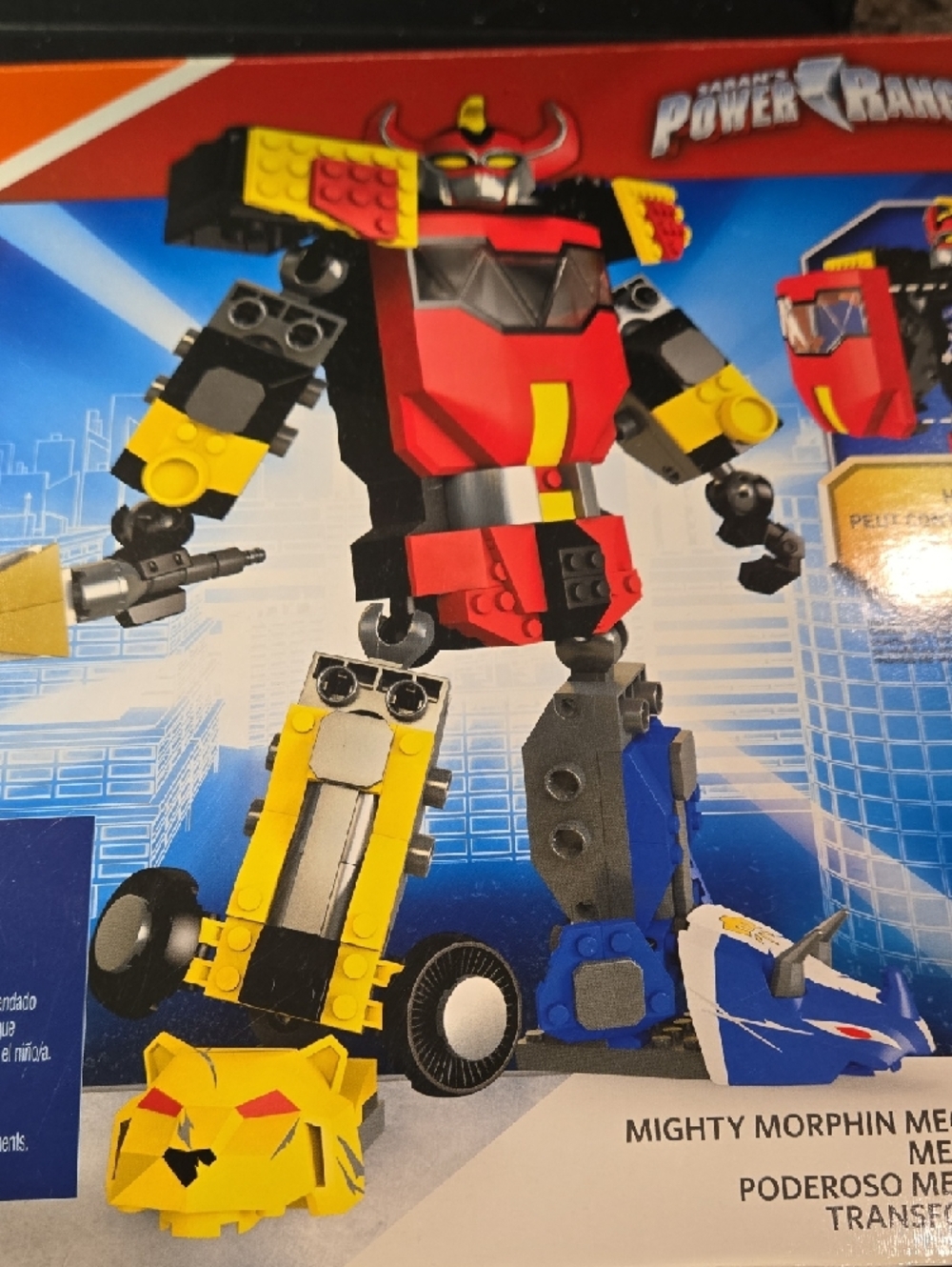 Used Power Rangers Mighty Morphin Megazord Set Mega Construx - Picture 4 of 7